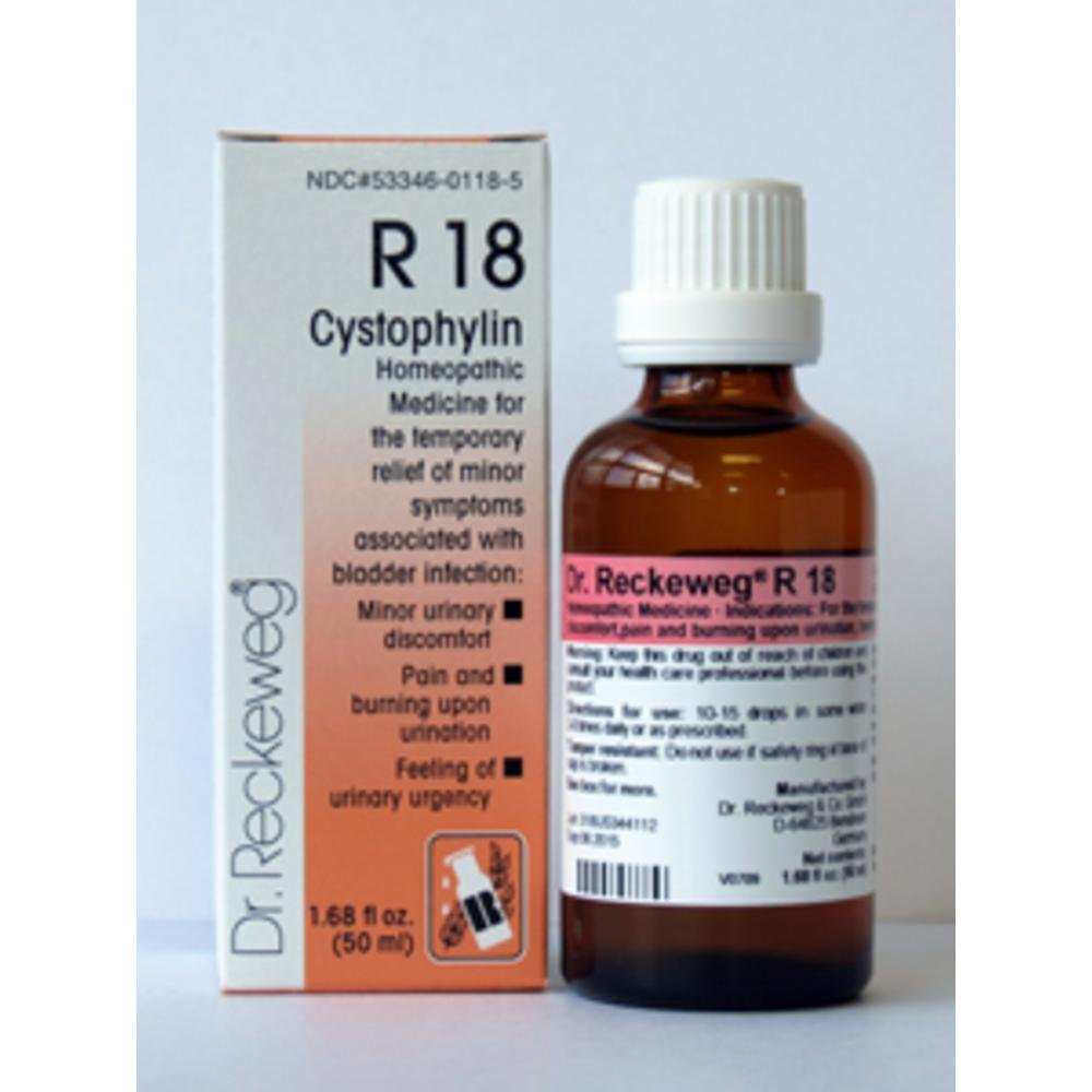 DR R18 CYSTOPHYLIN GOTAS X 50 ML - DR RECKEWEG