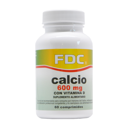 FDC CALCIO 600 MG + D X 60 CAPSULAS