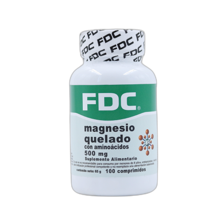 FDC MAGNESIO QUELADO 500 MG X 100 COMPRIMIDOS