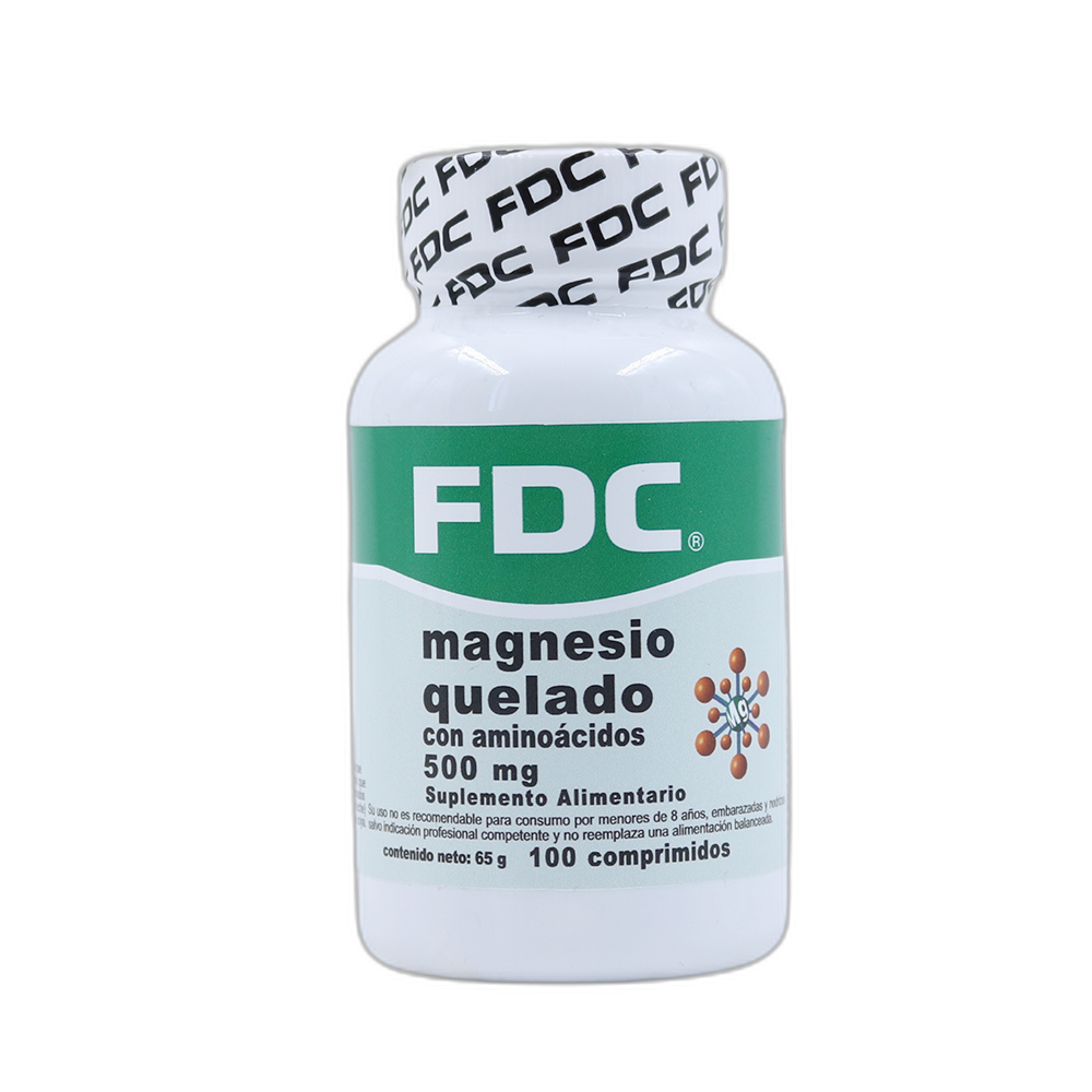 FDC MAGNESIO QUELADO 500 MG X 100 COMPRIMIDOS