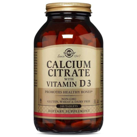 CALCIUM CITRATE + VITAMINA D3 SOLGAR